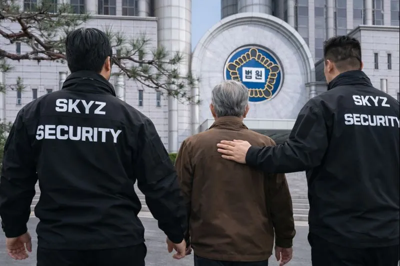 협박경호 | 흉기 위협과 무단 침입 가해자로부터 고령의 의뢰인 보호